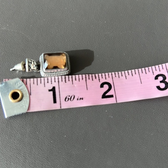 Sarda handcrafted gemstone earrings 925 silver - Picture 6 of 6